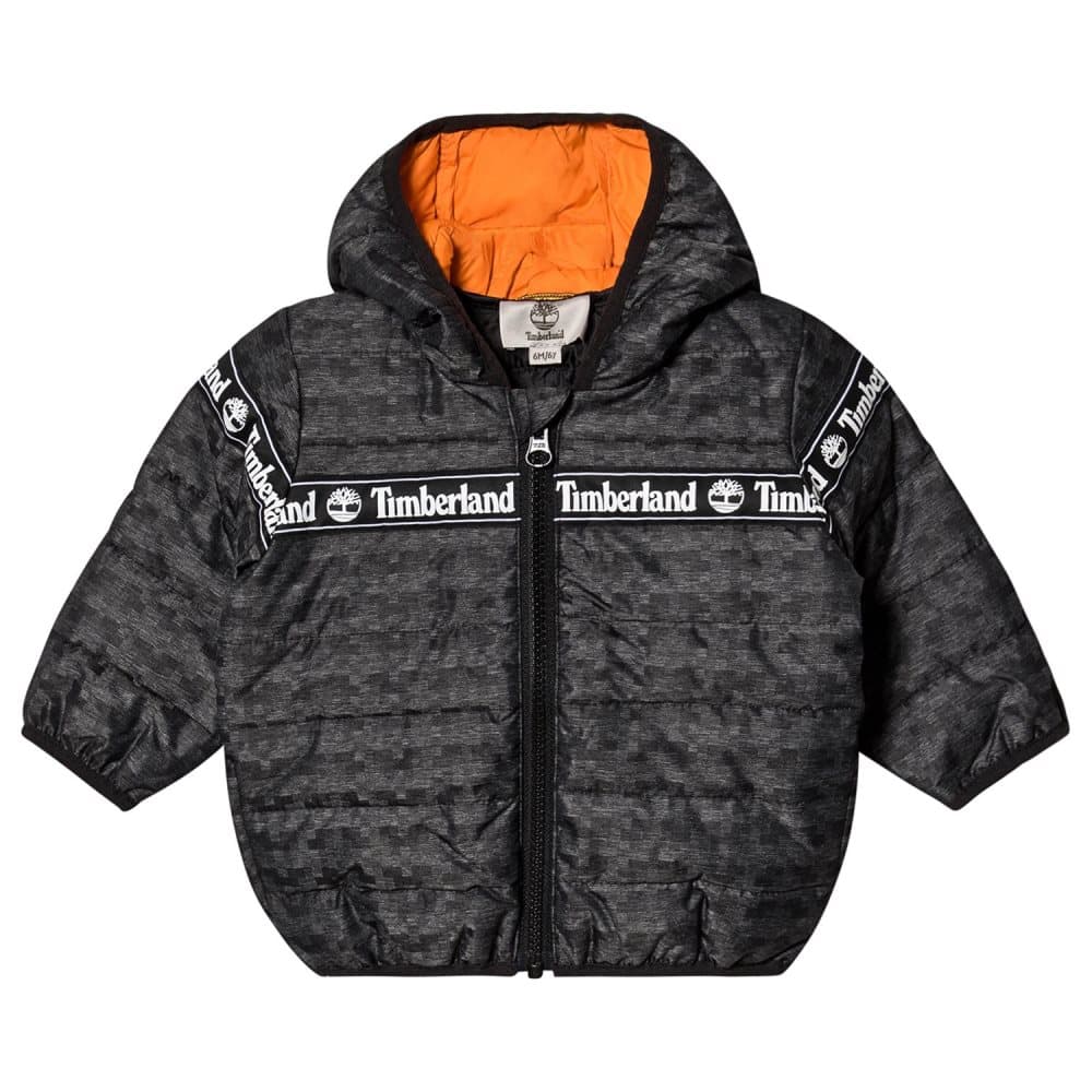 Timberland, Logo Tape Dunjakke Mørkegrå