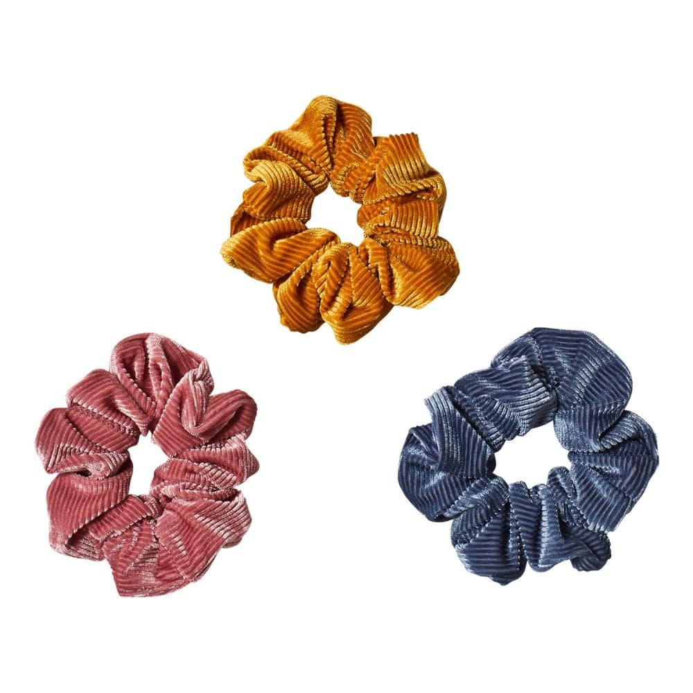 Ciao Charlie, Scrunchie Corduroy Blue/Pink/Yellow