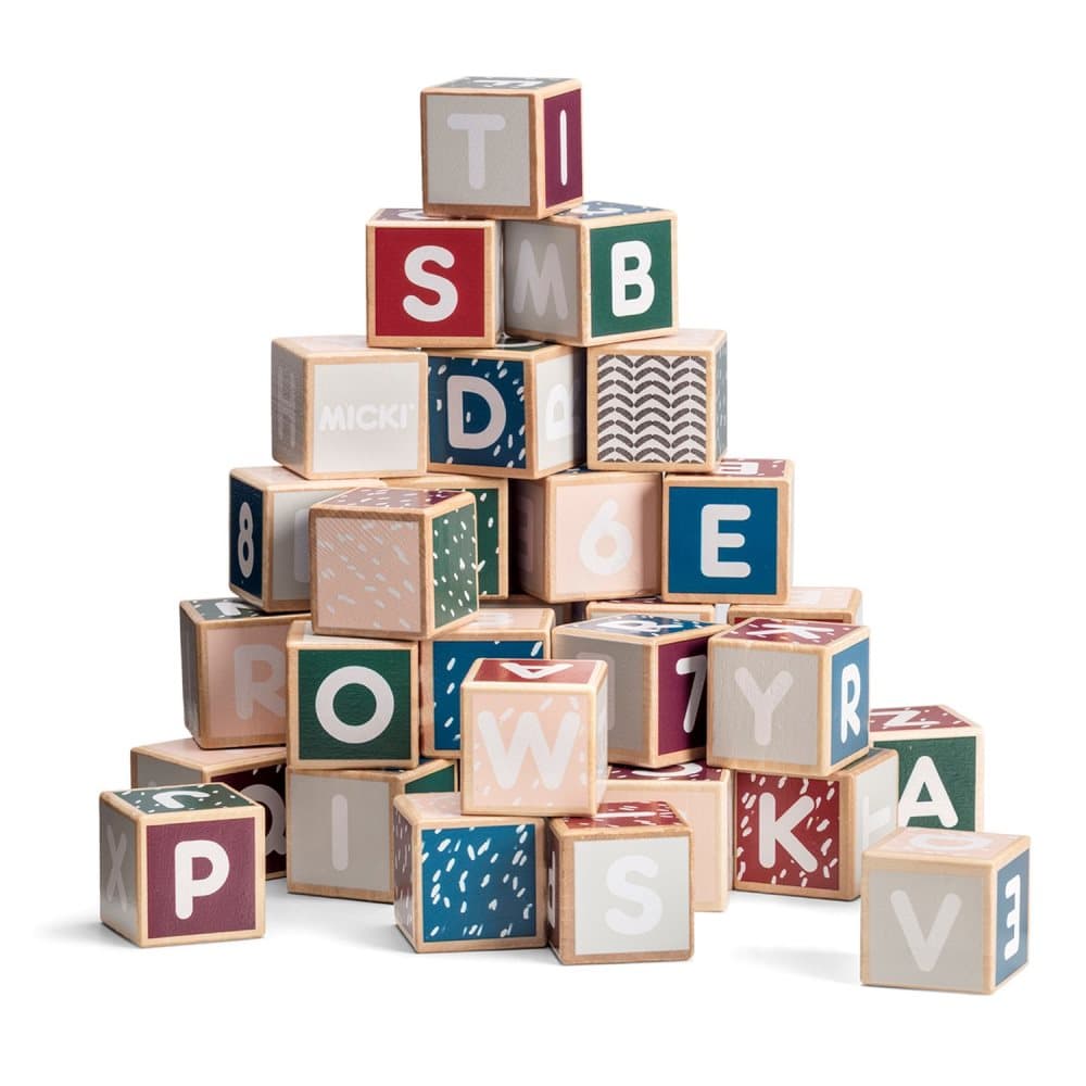 Micki, Letter Blocks, Senses 36 Pcs