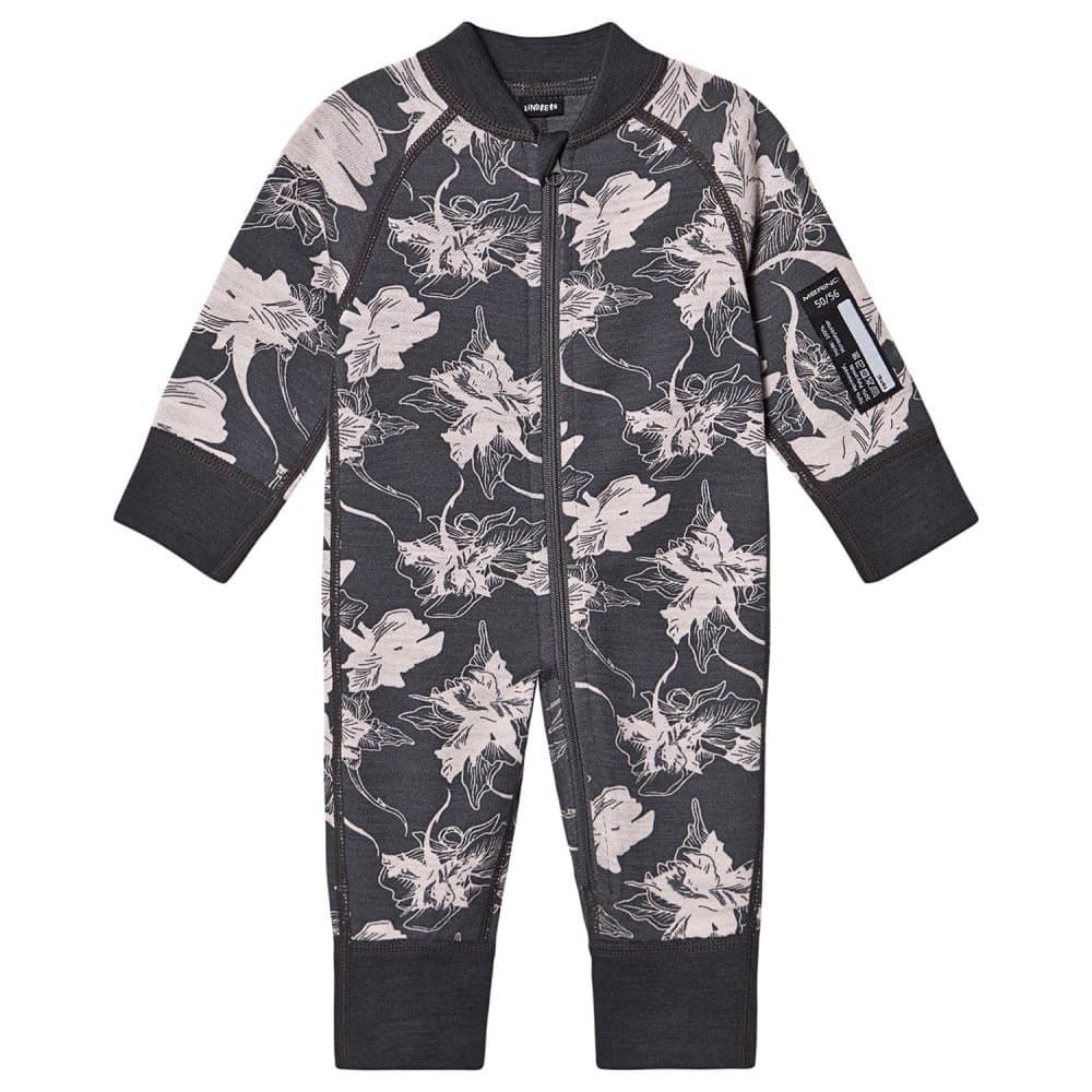 Lindberg, Print Merino Overall Pink