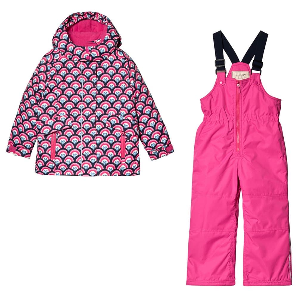 Hatley, Lovely Rainbows Infants Flyverdragt Pink