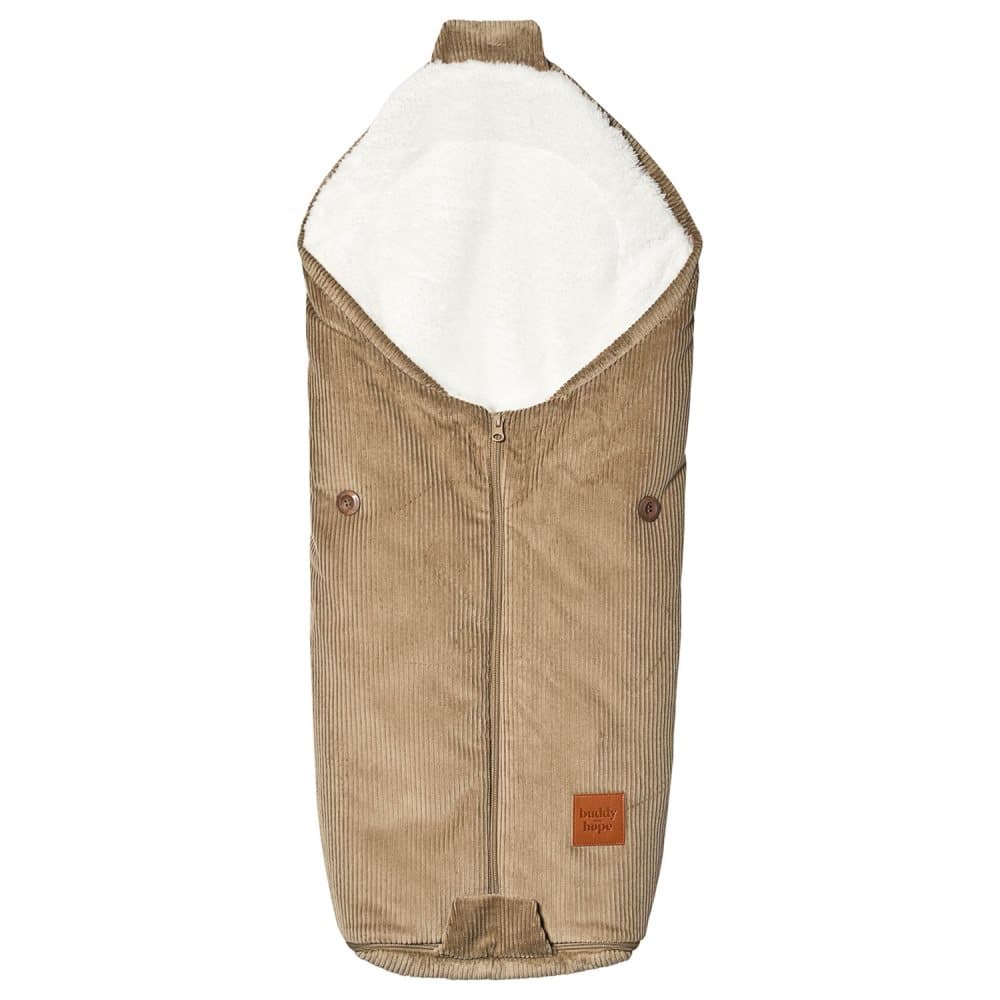 Buddy & Hope, Footmuff Mini Corduroy Pile Beige