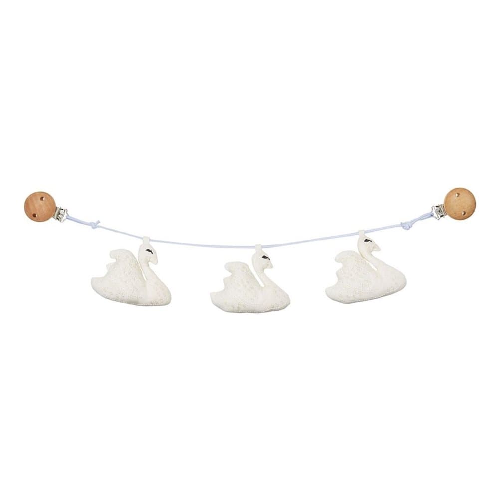 Cam Cam, Pram Chain Swan Off-White