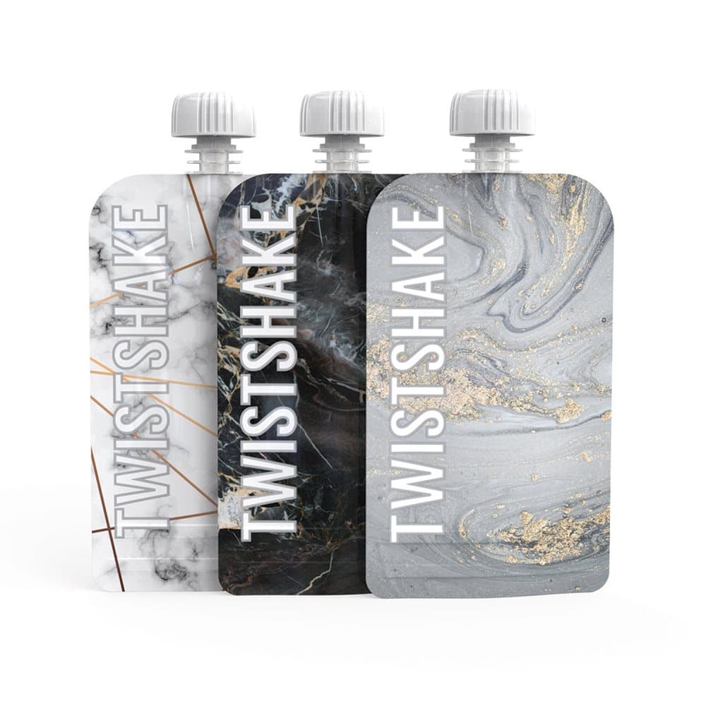 Twistshake, Squeeze Bag x 3 100ml Marble