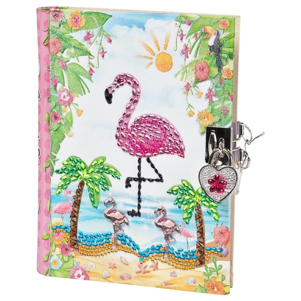 Play, Diary with key lock, Flamingo