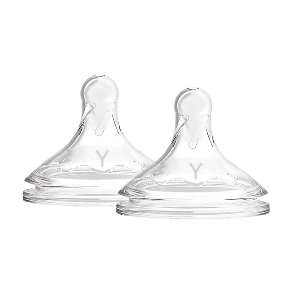 DrBrown, 2-Pakke Options+™ Wide-Neck Silikonspen (Y Kutt)
