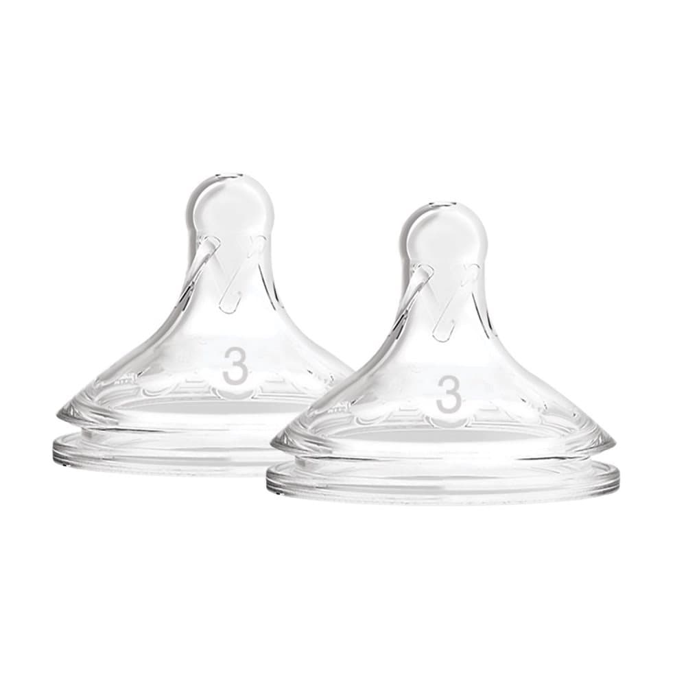 DrBrown, 2-Pakke Options+™ Wide-Neck Silikonspen (Nivå 3)