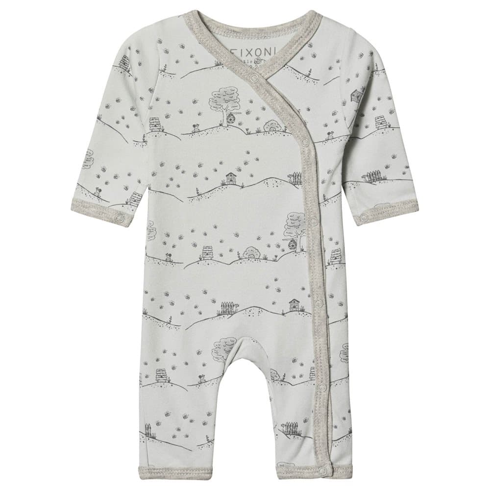 Fixoni, Slå Om Baby Bodysuit Illusion Blue