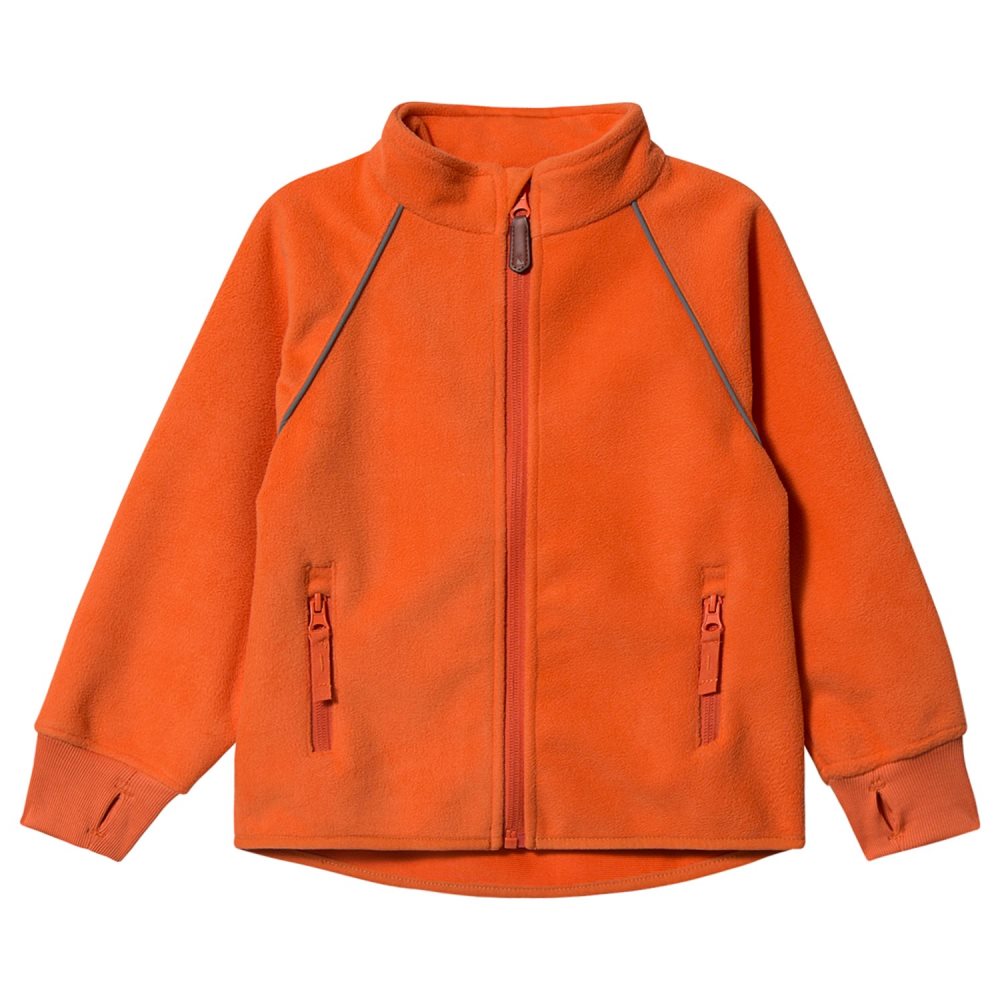 Hopper Fleece Jakke Oransje Hopper Fleece Jakke Oransje