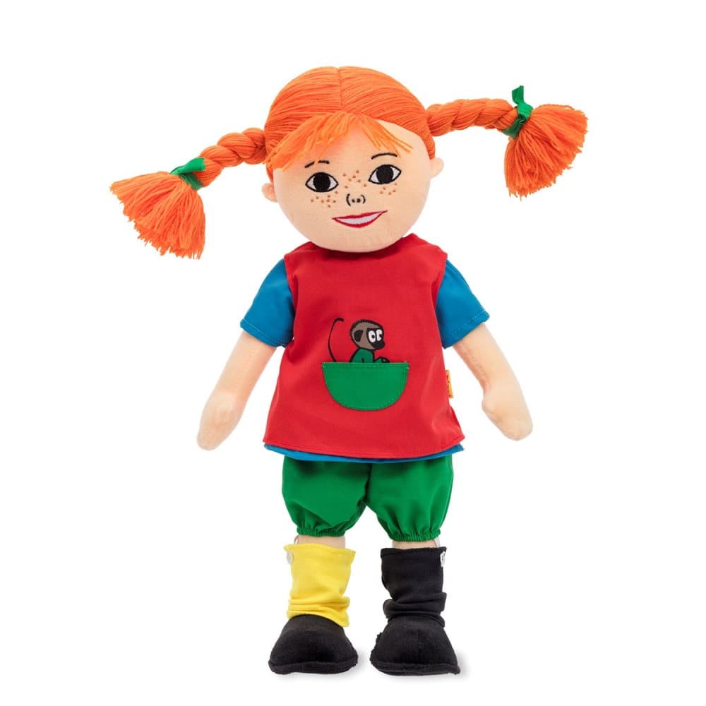 Pippi Långstrump, 40 cm Talende Dukke Beige