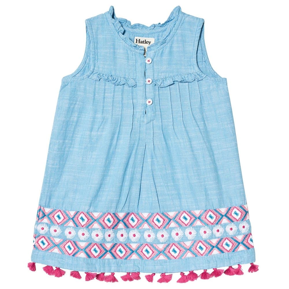 Hatley, Chambray Kjole Blå