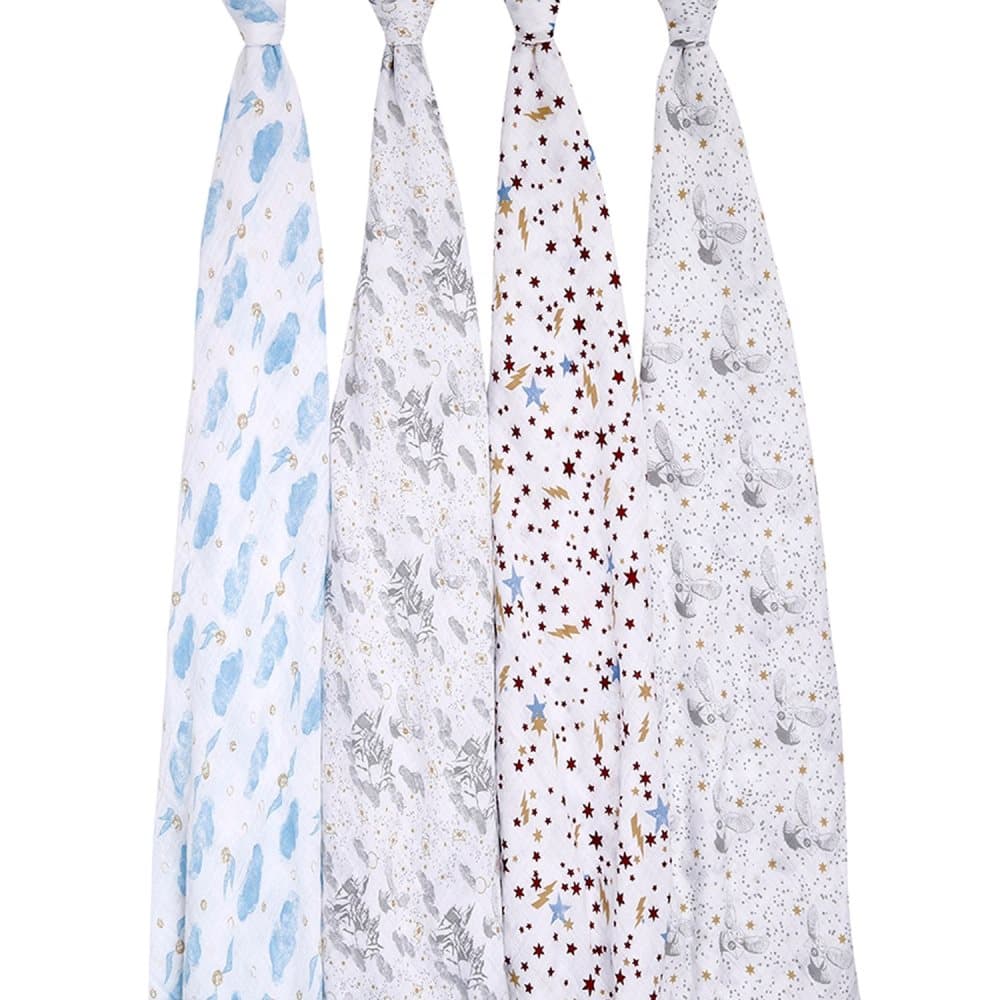 Aden + Anais, Pack of 4 Harry Potter Swaddles
