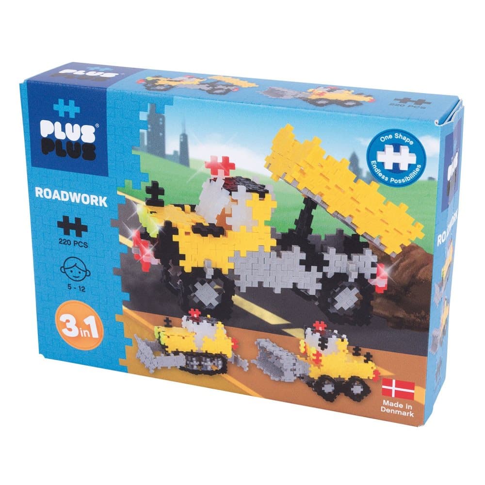 Plus-Plus® Basic Road Work 3in1, 220 pcs