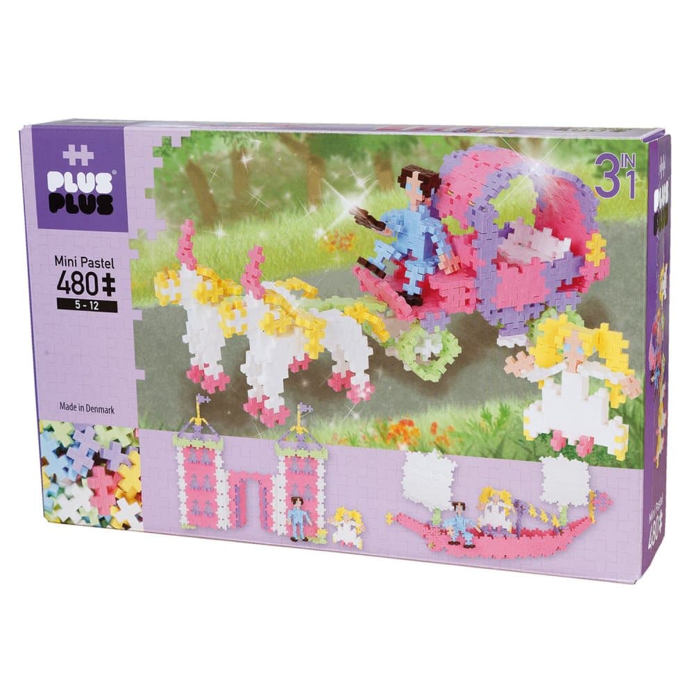 Plus-Plus® Pastel Princess 3in1, 480 pcs