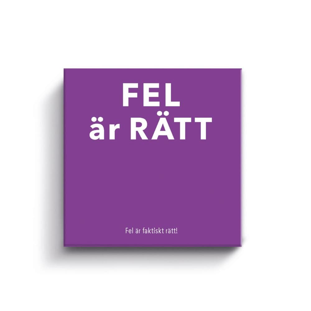 Gift Game Fel är Rätt (SE)