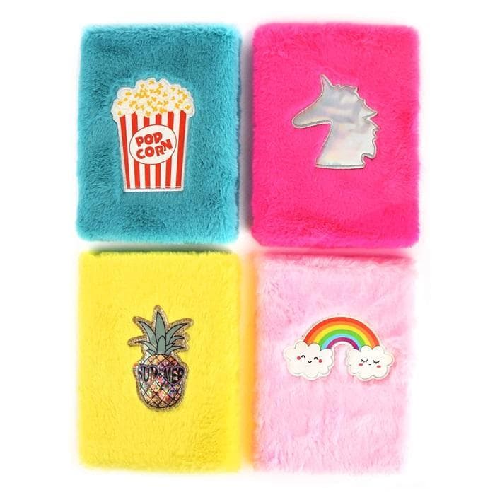Anteckningsbok Fluffig Gul ananas