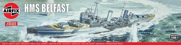 Airfix HMS Belfast 1:600 Mallinrakennussarja