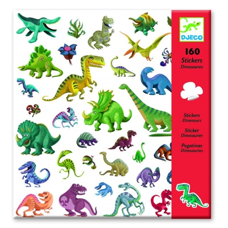 Djeco 160 Stickers - Dinosaurs