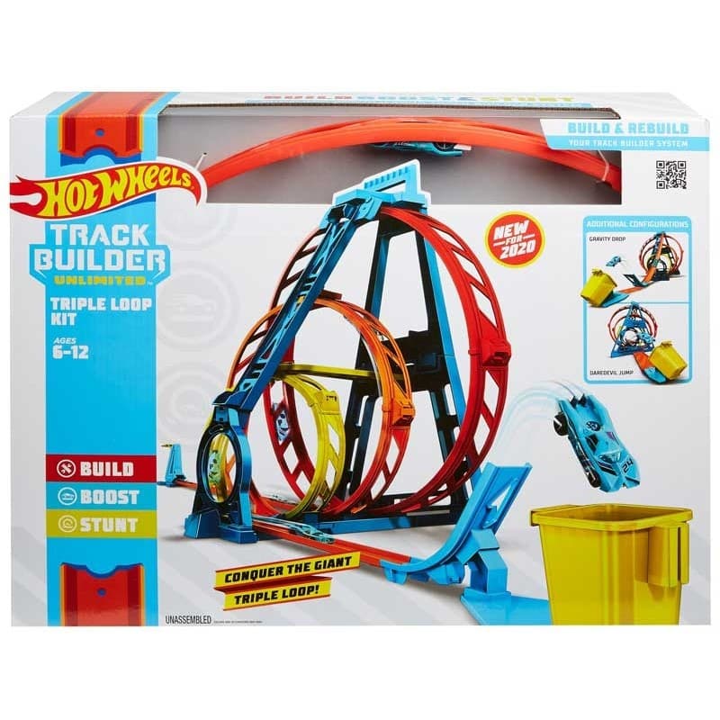 Hot Wheels Track Builder Unlimited Triple Loop Kit