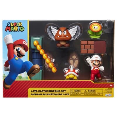 Super Mario Lava Castle Diorama Lekset