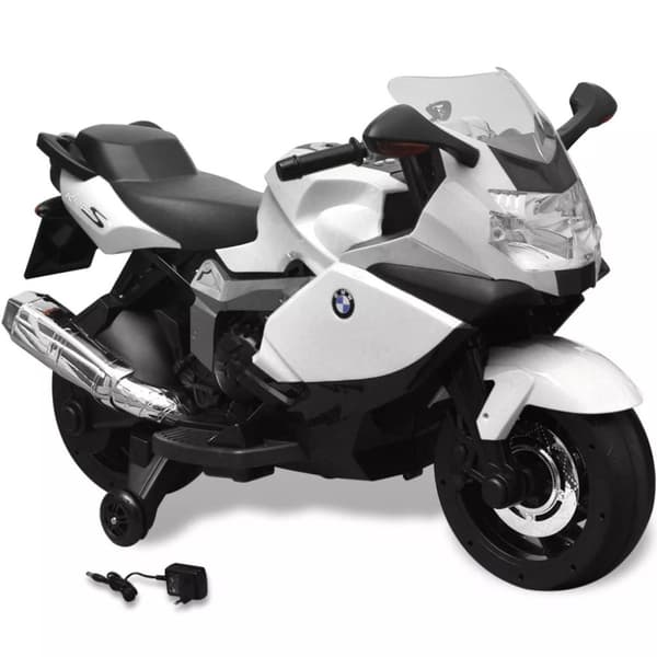 Elmotorcykel för barn BMW 283 vit 6 V