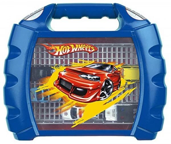 Theo Klein 2823 Hot Wheels Collector Case for 30 Cars, Toy, Multi-Colored