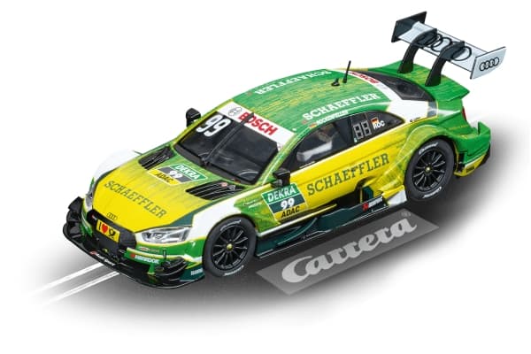 Carrera Audi RS 5 DTM "M. Rockenfeller, No.99", Grön, Gul, inomhus, 8 År, Pojke/flicka, 1:32