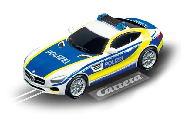 Carrera Mercedes-AMG GT Coupé "Police", Blå, Vit, Gul, Bil, inomhus, 6 År, Pojke/flicka, 1:43