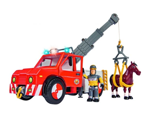 Simba 109258280, Grå, Röd, Lyftkran, Plast, 3 År, Pojke/flicka, Fireman Sam