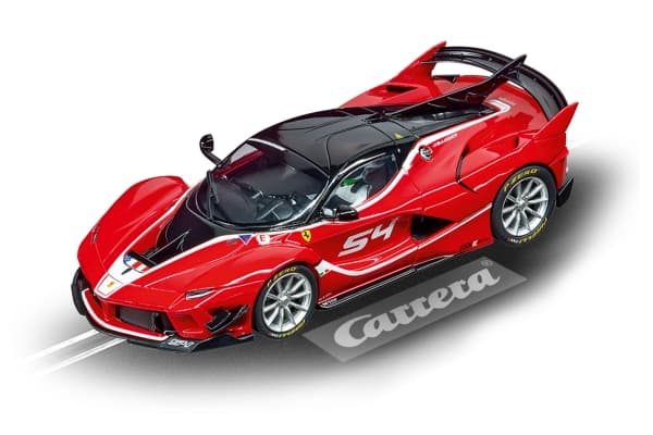 Carrera Ferrari FXX K Evoluzione "No.54", Svart, Röd, Bil, 8 År, Pojke/flicka, 1:32