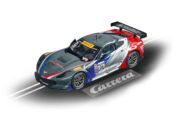 Carrera Chevrolet Corvette C7.R Callaway Competition USA "No.26", Svart, Blå, Rød, Sølv, Bil, 10 år, Gutt/Jente, 1:24, CE
