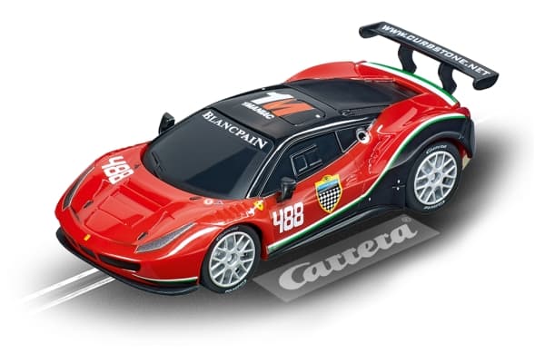 Carrera Ferrari 488 GT3 "AF Corse, No.488", Svart, Rød, Bil, 6 år, Gutt/Jente, 1:43, Innendørs