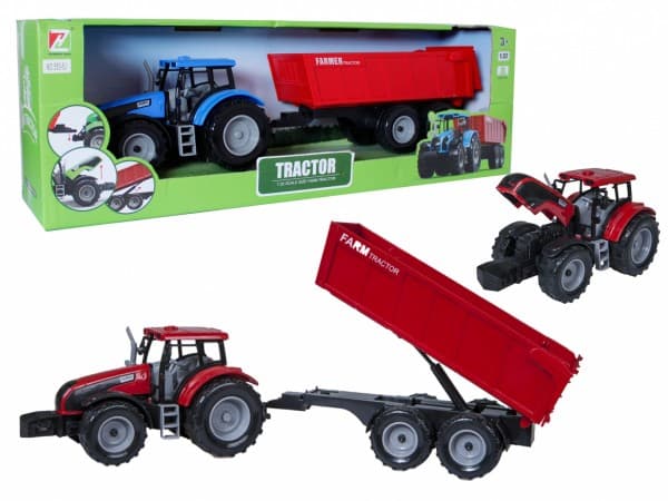 Askato Import Tractor with trailer