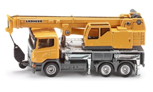 Siku 1859, Svart, Gul, Lastkransmodell, Metall, Gummi, 1:87, 156 mm, 48 mm