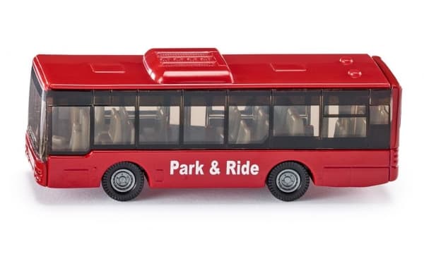 Siku City bus, Svart, Röd, Modellbuss, Metall, Not for children under 36 months, 78 mm, 97 mm