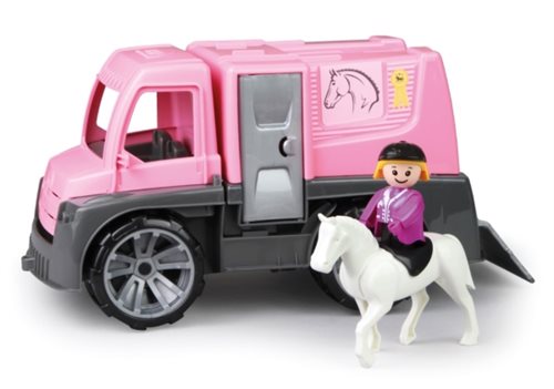Bild av Lena TRUXX 04448, Svart, Grå, Rosa, Lastbil, Plast, 2 År, Pojke, Horse carriage