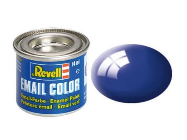 Revell Ultramarine-blue, gloss RAL 5002 14 ml-tin, Målning, Blå, 14 ml, Syntetharts, Emaljfärg, Plåtburk