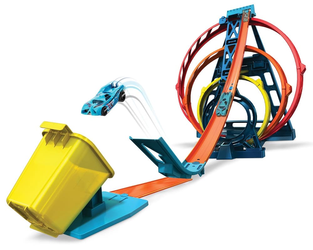 Hot Wheels Track Builder Triple Loop Kit