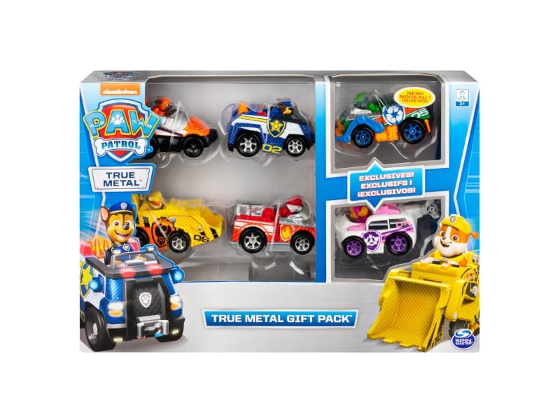 PAW Patrol True Metal Multi Pack 6 Pack, Multifärg, Plast, 3 År, Pojke/flicka, Inomhus / utomhus, Kina