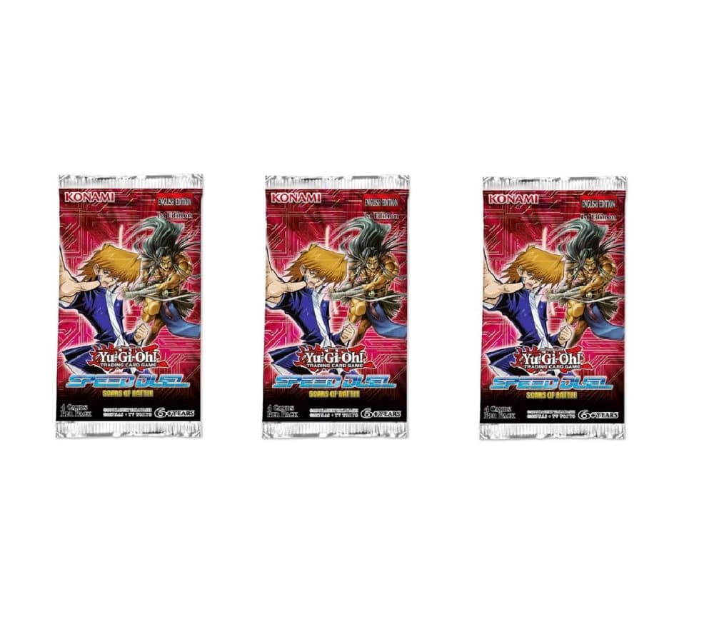 Yu-Gi-Oh! Speed Duel - Scars of Battle - Booster Packs 3-Pack