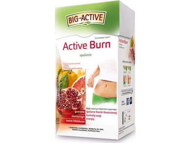 Big Active Tea big-active active burn thermogenic formula 20 bags