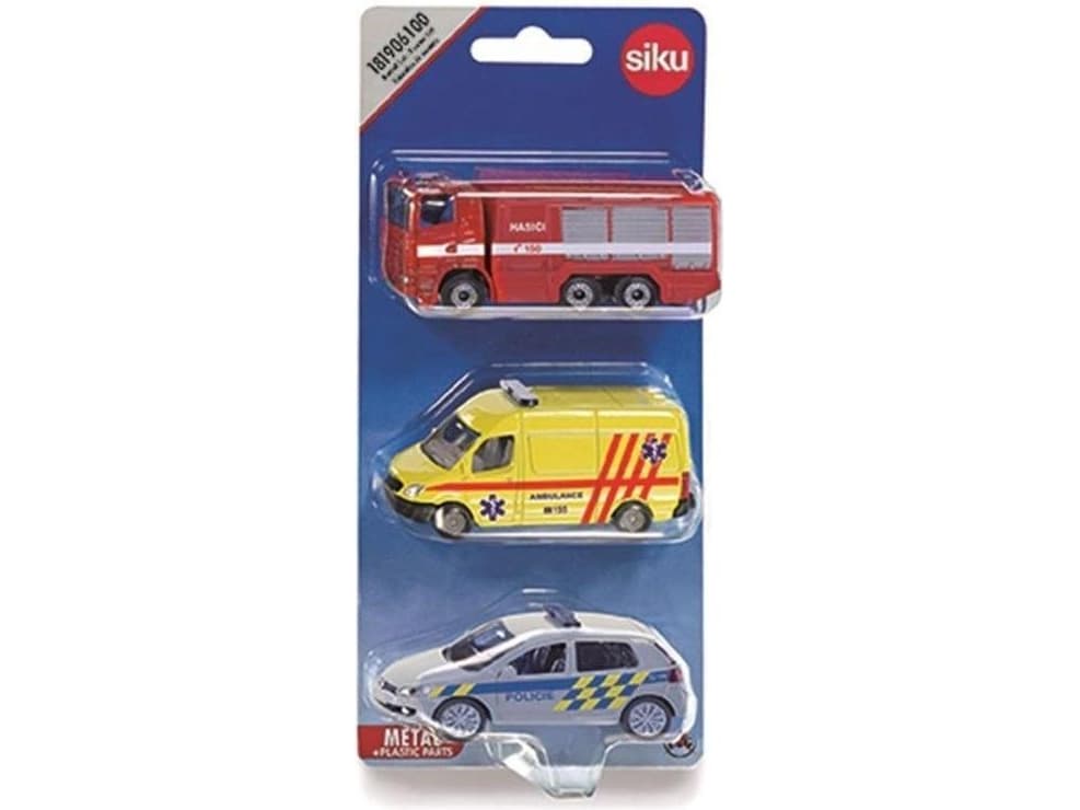 SIKU 1819 Die-Cast Greek Emergency Set