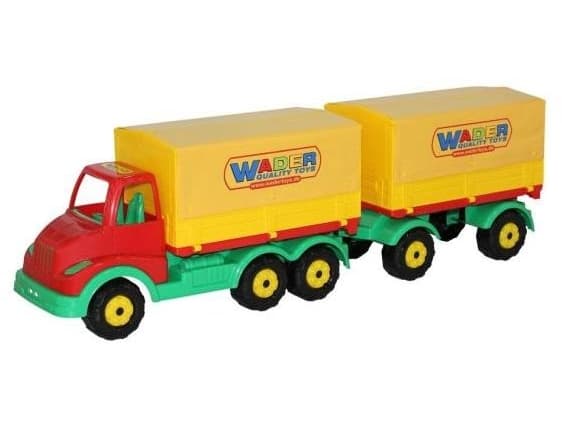 Wader "Muromiec" A car with a tarpaulin and a trailer in a net (44075 POLESIE)