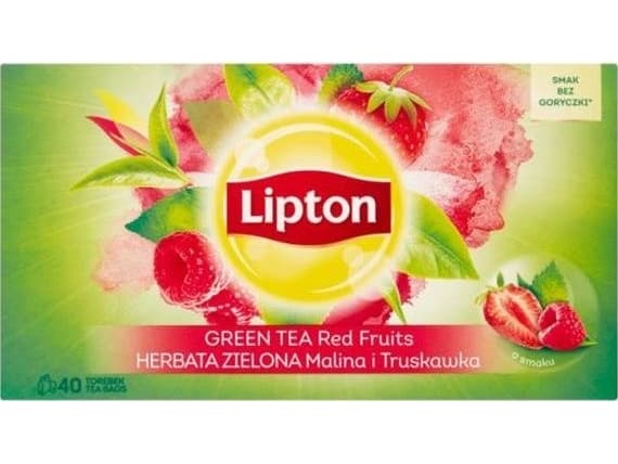 Lipton LIPTON_Green Tea Raspberry and Strawberry green tea 40 bags 56g