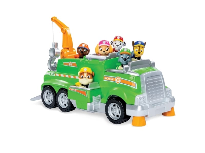 PAW Patrol Total Team Rescue Vehicle - Rocky, Flerfarget, Plastikk, 3 år, Gutt/Jente, Inne/Ute, China