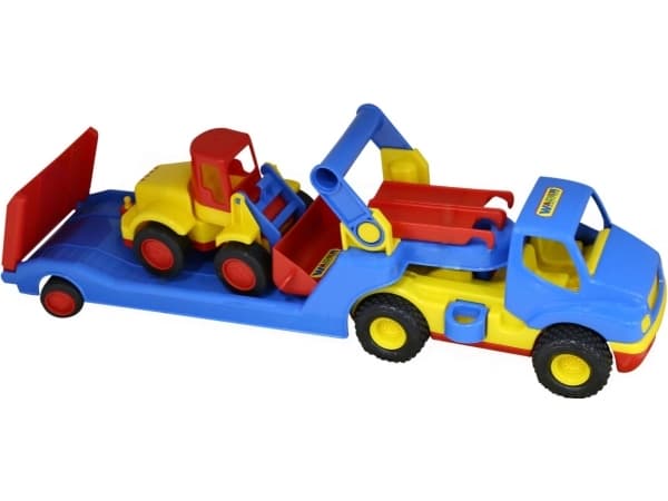 Polesie 8879 "ConsTruck", truck + "Basics", loader in the net