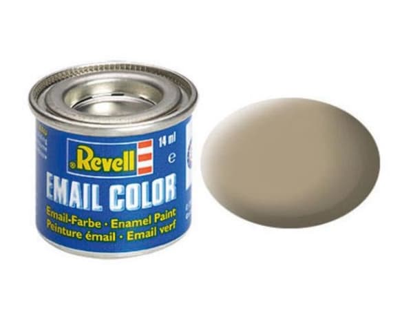Revell Beige, mat RAL 1019 14 ml-tin, Maling, Beige, 14 ml, Syntetisk harpiks, Emalje maling, Tin