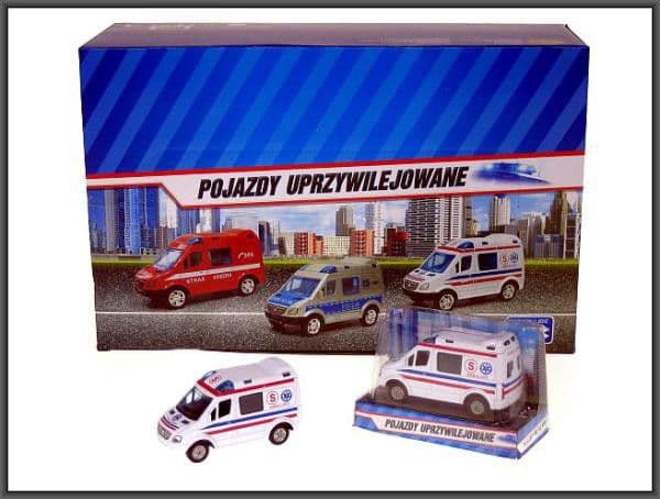 Hipo Mini Van Ambulanse 8cm i eske p24