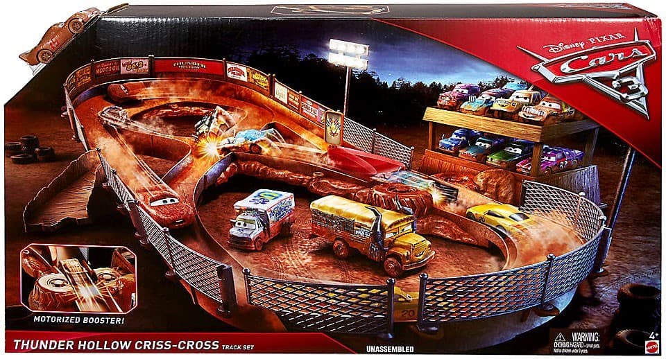 Disney Cars Cars 3 Thunder Hollow Criss Cross Playset Cdon Disney Cars Cars 3 Thunder Hollow Criss Cross Playset Cdon