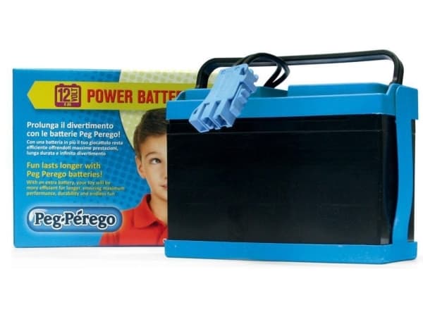 Peg Perego Official 12V 8AH Replacement Rechargeable Battery